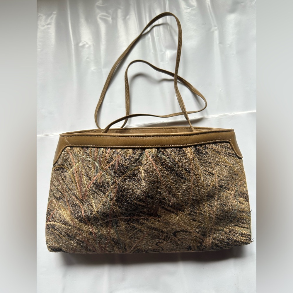 Vintage Mosco Morovitz Elegant Tan and Brown Women's Bag